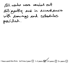 Customer review