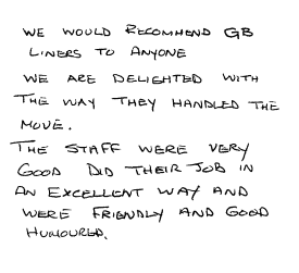 Customer Comments