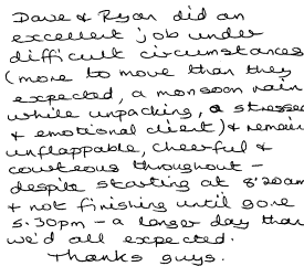 Customer review