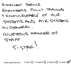 Customer review