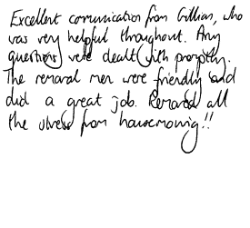 Customer review