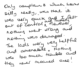 Customer review