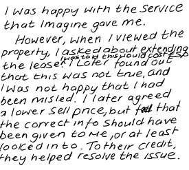 Customer review