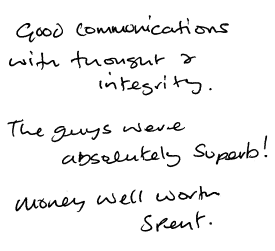 Customer review