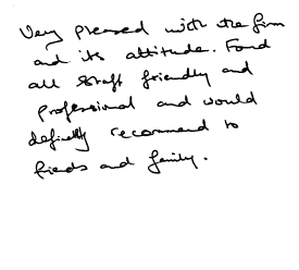 Customer review
