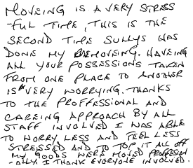 Customer review