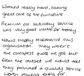Customer review