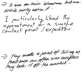 Customer review