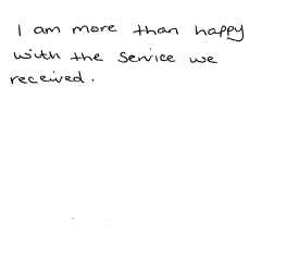 Customer review