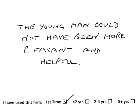 Customer review