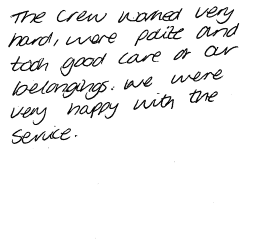 Customer review