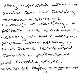 Customer review