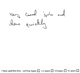 Customer review