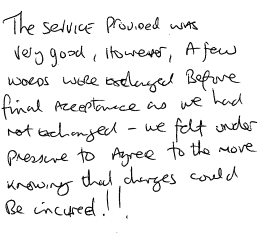 Customer review