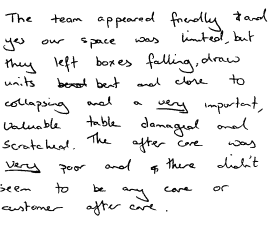 Customer review