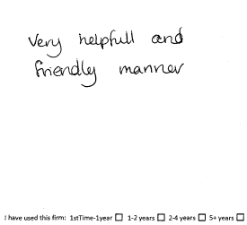 Customer review
