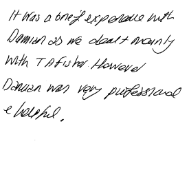 Customer review