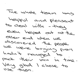 Customer review