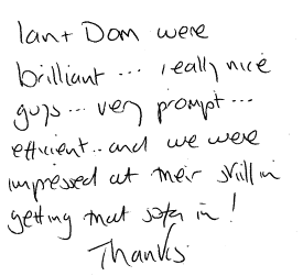 Customer review
