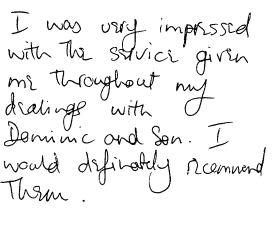 Customer review