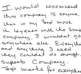 Customer review