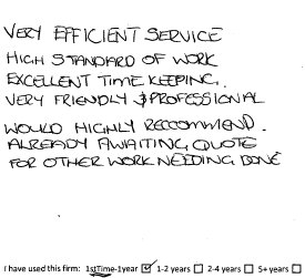 Customer review