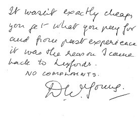 Customer review