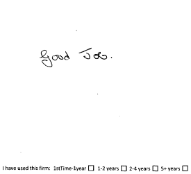 Customer review