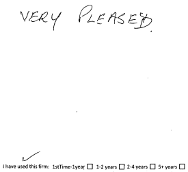 Customer review