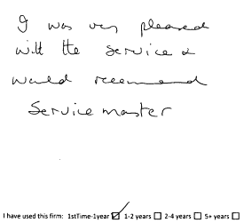 Customer review