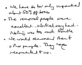 Customer review