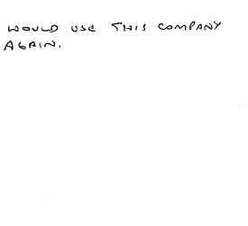 Customer review
