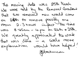 Customer review