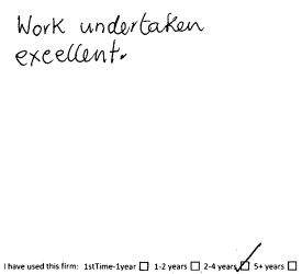 Customer review
