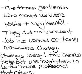 Customer review