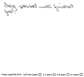 Customer review