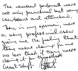 Customer review