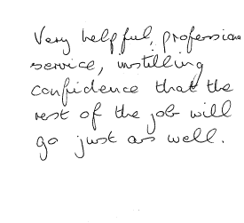 Customer review