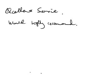Customer review