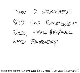 Customer review