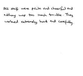 Customer review