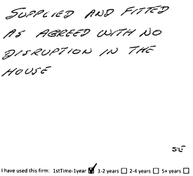 Customer review