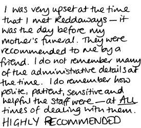 Customer review