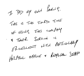 Customer review