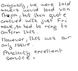 Customer review