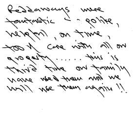 Customer review