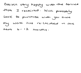 Customer review