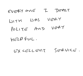 Customer review