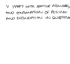 Customer review