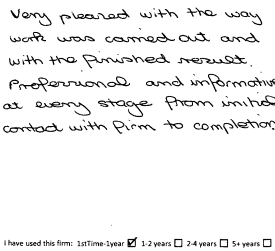 Customer review